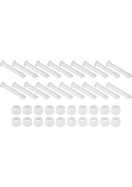 20 Adet Abs Havuz Bağlantı Pimleri, 6CM/2.36IN Kapak Seti Contaları Yüzme Havuzu Yedek Parçaları ile Uyumlu 28270-28273 (Yurt Dışından)