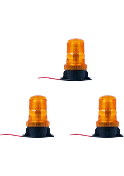 3x Forklift 30 LED Işaret Işığı Strobe Lamba Tehlike Acil Yanıp Sönen Uyarı Amber (Yurt Dışından)