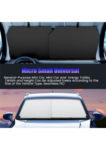 Mini Araç Güneşliği Ön Cam Güneşliğini Korumak ve Yalıtmak Için Otomatik Geri Çekilebilir Perdeler (Yurt Dışından)