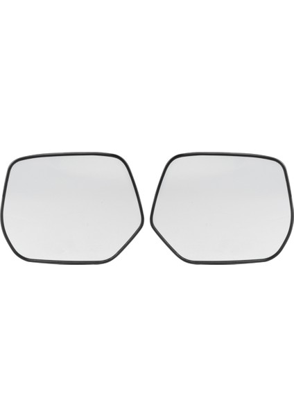 Sol+Sağ Kapı Kanat Yan Ayna Camı Isıtmalı Destek Plakalı -V 2007-2012 Dikiz Aynası Camı ile Uyumlu (Yurt Dışından)