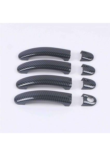 Karbon Fiber Araba Kapı Kolu Kapak Fincan Kase Trim Mk5 Golf Plus Golf 2006-2010 (Yurt Dışından)