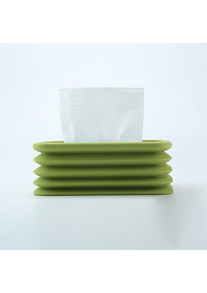 Silikon Doku Kutusu Katlanır Kaldırma Kağıt Kutusu Oturma Odası Ev Masaüstü Kağıt Dağıtıcı Braketi Peçete Kutusu Saklama Kutusu A (Yurt Dışından) fiyatları