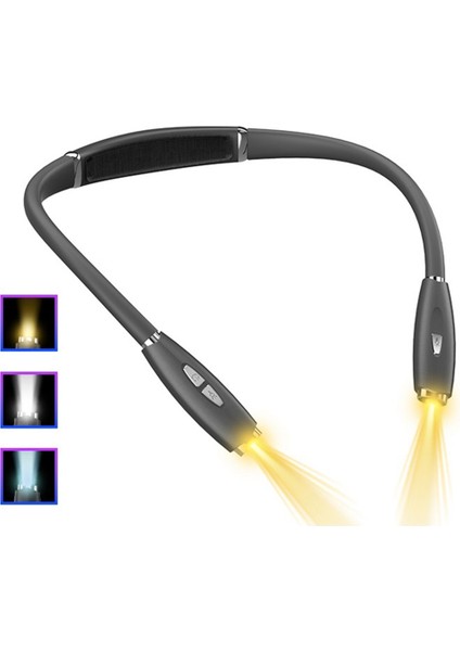 Boyun Okuma Işığı Esnek Boyun Işıkları Eller Serbest Kitap Işığı Okuma Lambası Taşınabilir USB Şarj Edilebilir Kitap Aydınlatma (Yurt Dışından) indirimleri