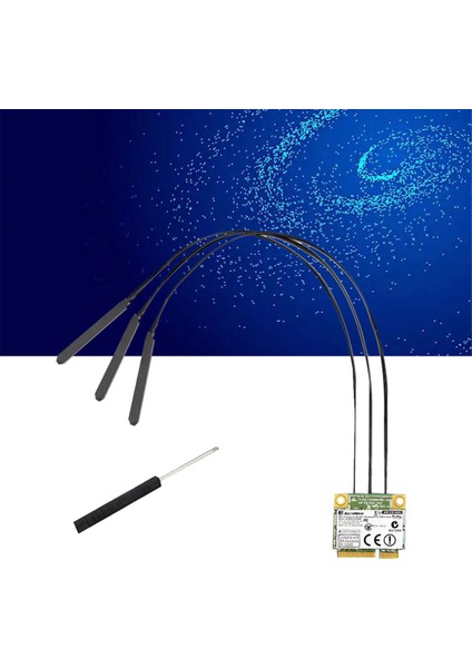 Broadcom Çip Nıc BCM94360HMB Dizüstü Bilgisayar Gigabit AC1300M Bluetooth 4.0 Kablosuz Nıc Pcı-E Arayüzü Nıc,d (Yurt Dışından)