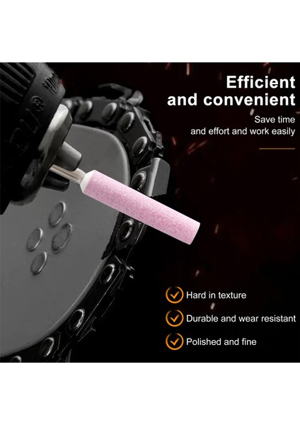 20 Paket Testere Bileyici Taşlama Taşları Testere Bileyici Için Parlatma Taşlama Aracı 3/16 Inç/4.8 mm (Yurt Dışından)