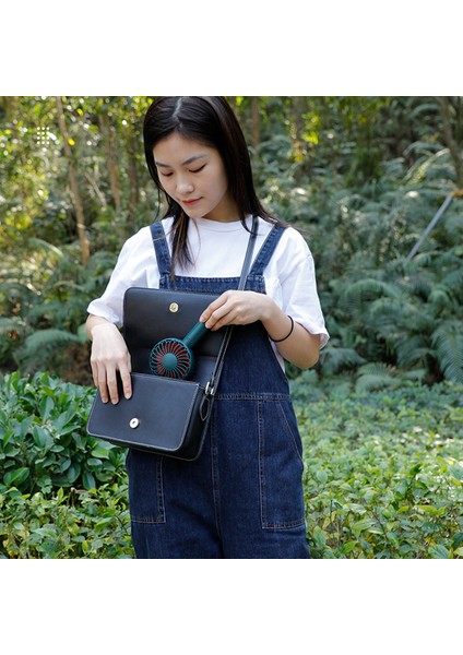 Asılı Boyun Fan Mini Taşınabilir El USB Şarj Edilebilir Masaüstü Hava Soğutucu Açık Seyahat Ev Için, Yeşil (Yurt Dışından) indirimleri