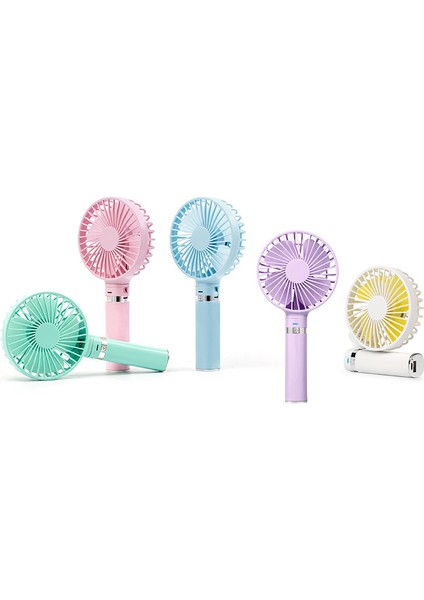 Taşınabilir Katlanır USB Fan LED Işık ile 3 Hız Ayarlanabilir Soğutucu Mini Kullanışlı Küçük Masa Masaüstü Soğutma Mor (Yurt Dışından)