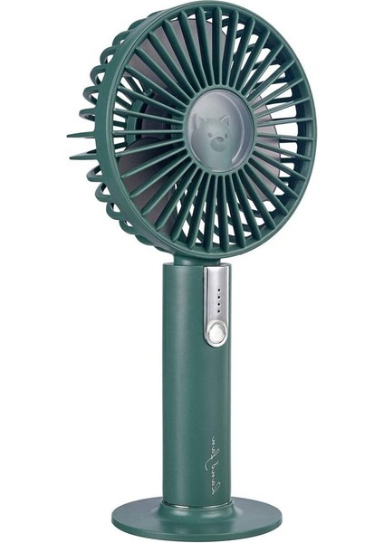 Taşınabilir Mini Fan,elde Şarj Edilebilir USB Fan,kişisel Fan Masaüstü / Ofis Için El Isısı,açık Hava Yeşil (Yurt Dışından)