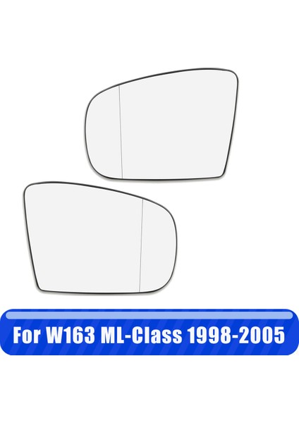 Çift Yan Ayna Camı Isıtmalı Destek Plakalı Sol Sol ve Sağ Sağ W163 ML320 ML350 ML500 1998-2005 ile Uyumlu (Yurt Dışından) fiyatları