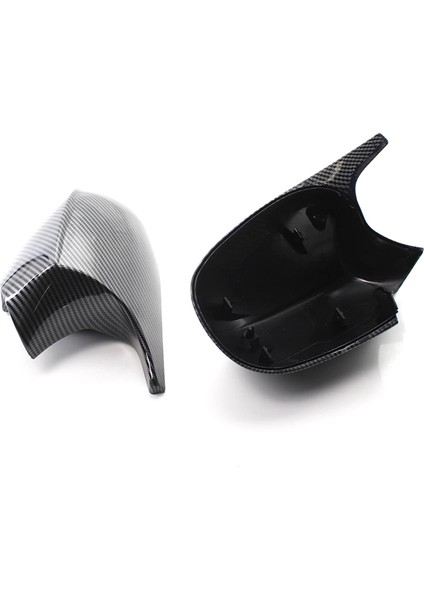 Araba Karbon Fiber Desen Dikiz Aynası Kapağı Yan Ayna Kılıfı Trim ile Uyumlu 3 Serisi E90 E91 E92 2008-2013 51167205292 (Yurt Dışından) fırsatları
