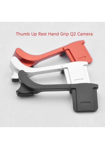 Metal Flaş Kızağı Başparmak Dayanağı El Tutacağı, Q2 Kamera Flaş Kızağı Braketi Adaptörü Siyah ile Uyumlu (Yurt Dışından) fiyatları