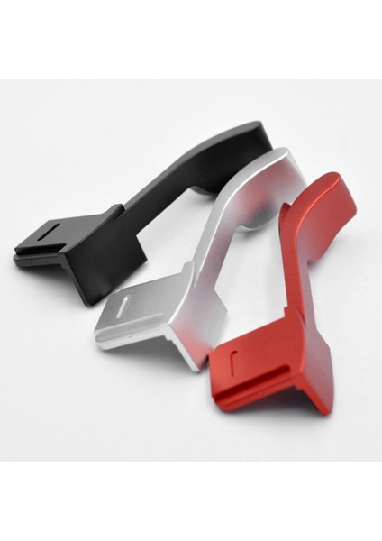 Metal Flaş Kızağı Başparmak Dayanağı El Tutacağı, Q2 Kamera Flaş Kızağı Braketi Adaptörü Siyah ile Uyumlu (Yurt Dışından) indirimleri