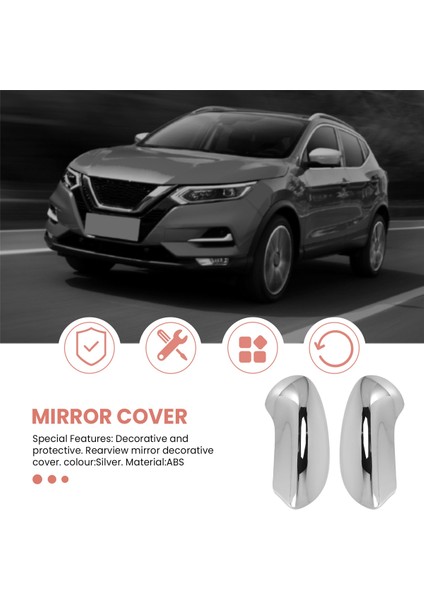 2 Adet Abs Dikiz Yan Kapı Aynaları Kapak Trim ile Uyumlu J10 2007 2008 2009 2010 2011 2012 2013 (Yurt Dışından) indirimleri