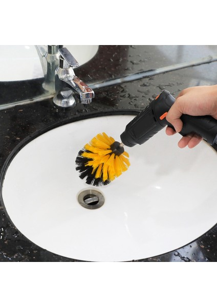 4 Adet Kombine Güç Ovma Fırçası Matkap Spin Scrubber Elektrikli Temizleme Fırçası Sabitleme ile Uyumlu Araba Banyo Ahşap Zemin Çamaşır Odası Temizleme (Yurt Dışından) indirimleri
