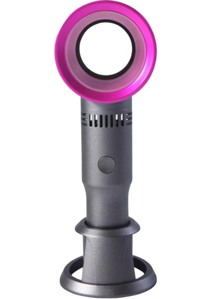Mini El Bladeless Soğutucu Klima Fanı USB Şarj Elektrikli Fan Yaz Ev Ofis Kırmızı ile Uyumlu (Yurt Dışından)