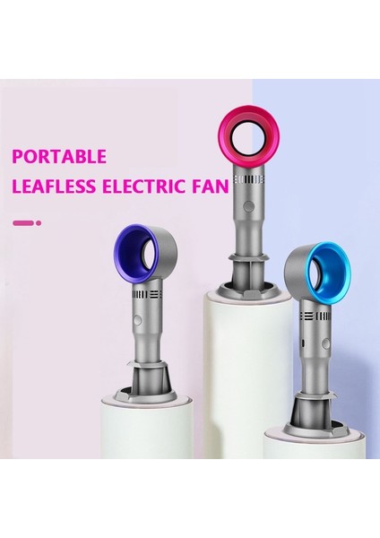 Mini El Bladeless Soğutucu Klima Fanı USB Şarj Elektrikli Fan Yaz Ev Ofis Kırmızı ile Uyumlu (Yurt Dışından) fırsatları