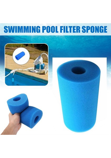 Yedek Filtre Köpüğü Tip B Ağır Hizmet Havuz Filtresi Yüzme Havuzu Spa ile Yeniden Kullanılabilir (Yurt Dışından)