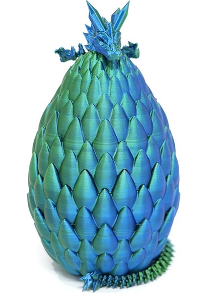 Ejderha Yumurtası - Esnek Inci Pırıltılı Ejderha ile Sürpriz Yumurta Süsleri, 3D Baskılı Hediye. Çocuklar Için, Arkadaş C (Yurt Dışından)