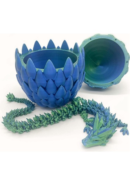 Ejderha Yumurtası - Esnek Inci Pırıltılı Ejderha ile Sürpriz Yumurta Süsleri, 3D Baskılı Hediye. Çocuklar Için, Arkadaş C (Yurt Dışından)