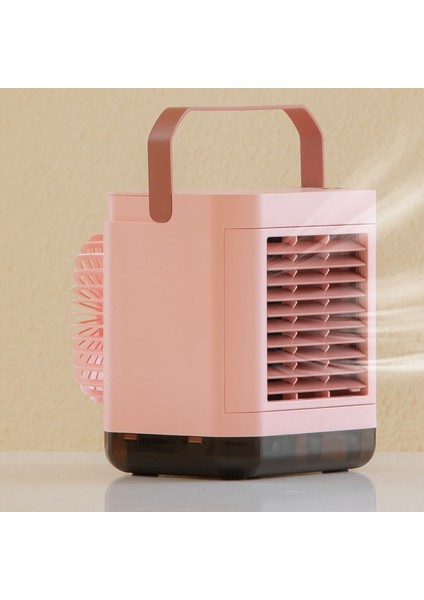 Negatif Iyon Klima Fanı Soğutucu Mini 3 Vitesli Mod Soğutma Donma Kremi Pembe (Yurt Dışından)
