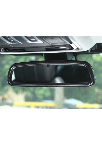 Araba Abs Karbon Fiber Iç Dikiz Aynası Çerçevesi Trim 4 Sport Evoque ile Uyumlu (Yurt Dışından) fiyatları