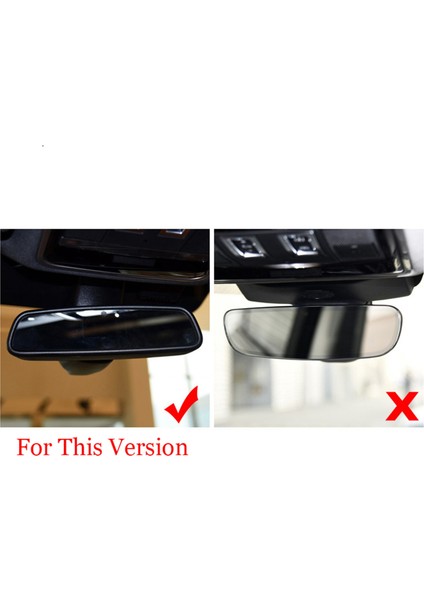 Araba Abs Karbon Fiber Iç Dikiz Aynası Çerçevesi Trim 4 Sport Evoque ile Uyumlu (Yurt Dışından) indirimleri