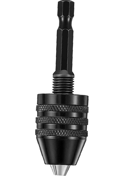 2 Adet Hex Shank Anahtarsız Matkap Chuck, Tornavida Dönüştürücü Matkap Adaptörü Hızlı Değişim Matkap Uçları Aracı (0.6-8mm, 0.3-3.6mm) (Yurt Dışından)