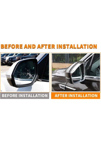 Araba Dikiz Aynası Yağmur Kaş Çerçeve Etiket ile Uyumlu Mk2 2017 2018 2020 2021 (Yurt Dışından) fiyatları