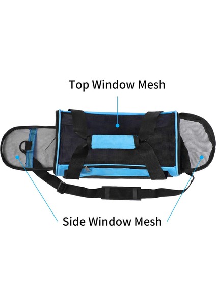 Kedi Taşıyıcı Yumuşak Taraflı Evcil Hayvan Taşıma Çantası, Kediler Için Pet Seyahat Taşıyıcı, Köpekler Köpek Konfor Taşınabilir Katlanabilir Evcil Hayvan Çantası (Mavi) (Yurt Dışından) modelleri