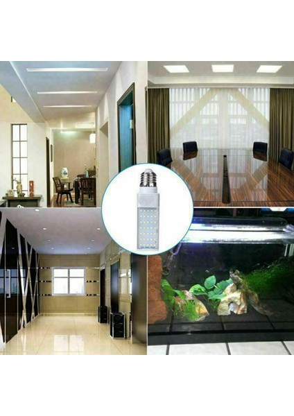 2x Fishpod Beyaz Bitki Akvaryum 7W Büyümek Işık LED Tankı Balık Mercan Ampul E27 Lamba (Yurt Dışından) indirimleri