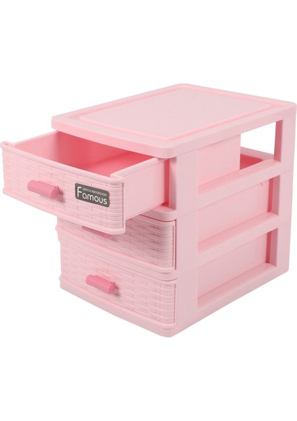 Хранение Продукции,4x Plastik Çekmece Tasarlanmış 3 Bölmeli Takı Saklama Kutusu Pembe (Yurt Dışından) indirimleri