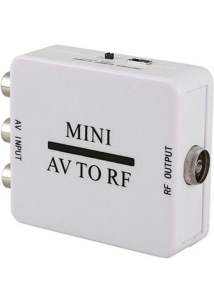 Video Dönüştürücü Kutusu Rca Av Cvsb Rf Video Adaptörü Dönüştürücü Desteği Rf 67.25MHZ 61.25MHZ Av Rf Ölçekleyici Tv Switcher (Yurt Dışından)