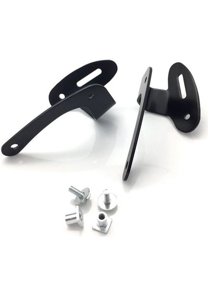 Pcx 150 PCX125 2018-2020 ile Uyumlu Motosiklet Dikiz Aynası Adaptörü Sabit Stent Tutucu Ön Stand Tutucu Braketi Siyah (Yurt Dışından)