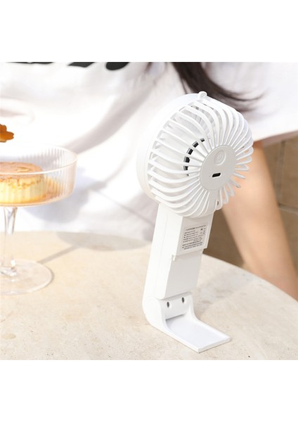 USB Mini Fan Şarj Edilebilir 1200 Mah Taşınabilir El Tembel Seyahat Alışveriş Soğutma Dilsiz Soğutucu Fan-Açık Yeşil (Yurt Dışından) fiyatları