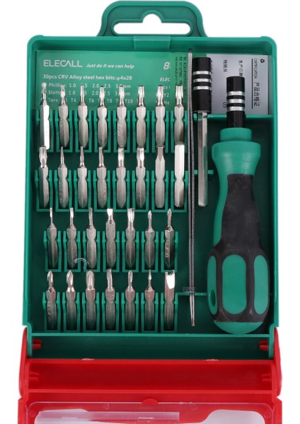 Elecall 33 In 1 Tornavida Seti Değiştirilebilir Torx Cımbız Uzatma Onarım Aracı Seti Kutusu Dizüstü Dizüstü Pc Kamera Seyretmek Telefon (Yurt Dışından) modelleri