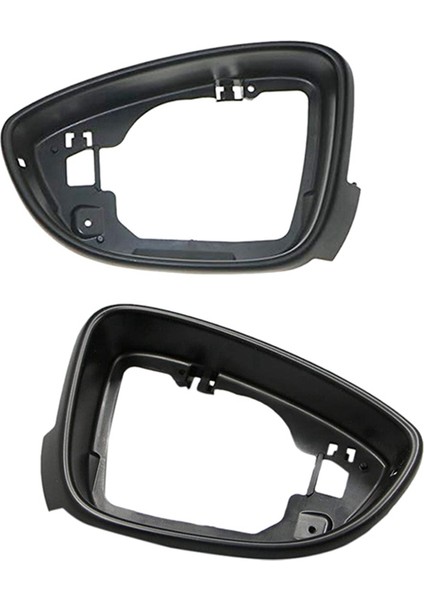 1 Çift Yan Ayna Dikiz Aynaları Konut Krom Çerçeve B7 6 Mk6 cc 3C8857601A ile Uyumlu (Yurt Dışından)