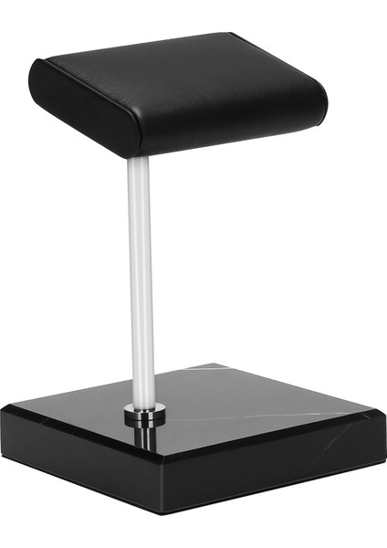 Siyah Mermer Taban Saat Standı Gümüş Renk Metal Çubuk Kemer Saat Ekran Sahne Bilezik Standı Takı Yerleştirme Standı (Yurt Dışından)