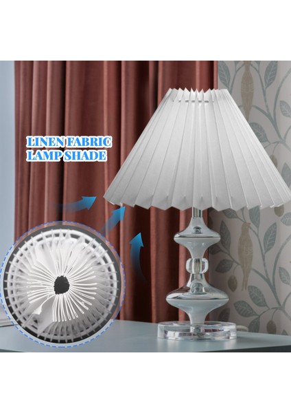 Pleats Abajur Masa Lambası Daimi Lambalar Japon Tarzı Pilili Abajur Yaratıcı Masa Lambası Gölge Yatak Odası Lambaları-A (Yurt Dışından) modelleri