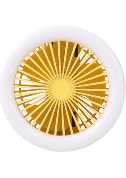 USB Masaüstü Katlanabilir Fan, 3 Hızlı Kişisel Küçük Masa, Sessiz Yumuşak Gece Işığı Ev Ofis Araba Açık Kamp Gezisi Için Uygun (Sarı) (Yurt Dışından) indirimleri