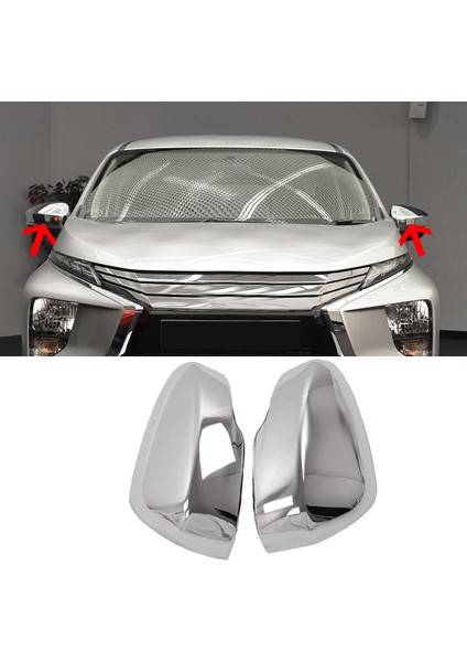 Xpander ile Uyumlu 2017 2018 2019 Gümüş Dikiz Aynası Muhafazası Dekorasyon Kapak Kapağı-Yan Kapı Ayna Kapağı (Yurt Dışından) fiyatları