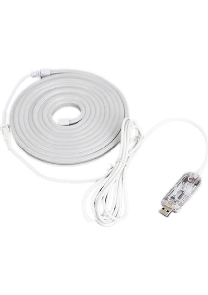 3 Metre LED Şerit Işık Rgb 5V USB Su Geçirmez Neon Işık Müzik Senkronizasyonu ile Uzaktan Kumanda ve Uygulama ile Kontrol Edilebilir (Yurt Dışından)