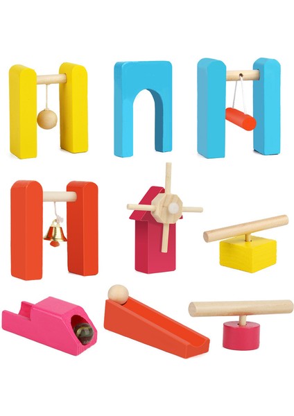 Çocuklar Ahşap Domino Kurumu Aksesuarları Organ Blokları Gökkuşağı Yapboz Domino Eğitici Ahşap Oyuncaklar (B) (Yurt Dışından)
