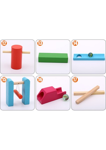 Çocuklar Ahşap Domino Kurumu Aksesuarları Organ Blokları Gökkuşağı Yapboz Domino Eğitici Ahşap Oyuncaklar (B) (Yurt Dışından)