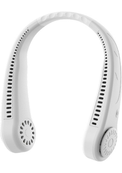 Taşınabilir Yapraksız Asılı Boyun Fanı USB Şarj El Öğrenci Tembel Küçük Mini Elektrikli Fan-Beyaz (Yurt Dışından) fiyatları