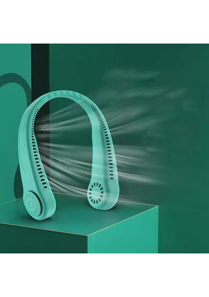 Taşınabilir Yapraksız Asılı Boyun Fanı USB Şarj El Öğrenci Tembel Küçük Mini Elektrikli Fan-Beyaz (Yurt Dışından) fırsatları