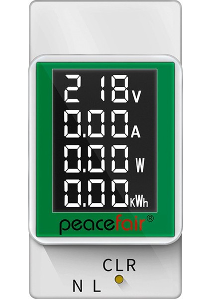 3x Peacefair Din Ray Güç Enerji Ölçer Elektronik Kwh Metre Wattmetre Çok Dijital Ampermetre Voltmetre Ac 50-300 V 100A (Yurt Dışından) fiyatları