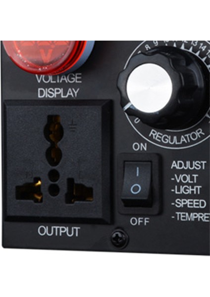 Ac Motor Hız Kontrol Cihazı 120V, Değişken Hız Kontrol Cihazı Fan Hız Kontrol Cihazı, Motor Değişken Voltaj Regülatörü, Ab Tak (Yurt Dışından)