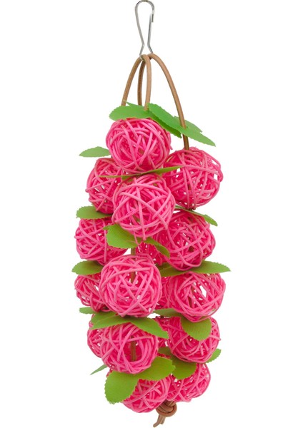 Kuşlarla Uyumlu Yaşlandırma ve Doğal Çiğneme Oyuncağı Asma Topları, Papağan Kafesi, Sallanan Tırmanma ve Çiğneme, Mini Amerika Papağanları (Yurt Dışından)