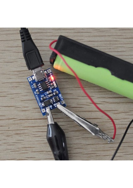 10 Adet Mikro USB 5V 1A 18650 Lityum Pil Şarj Modülü Korumalı Çift Fonksiyonlu Şarj Kartı (Yurt Dışından)