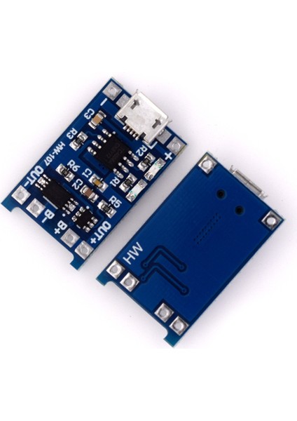 10 Adet Mikro USB 5V 1A 18650 Lityum Pil Şarj Modülü Korumalı Çift Fonksiyonlu Şarj Kartı (Yurt Dışından)